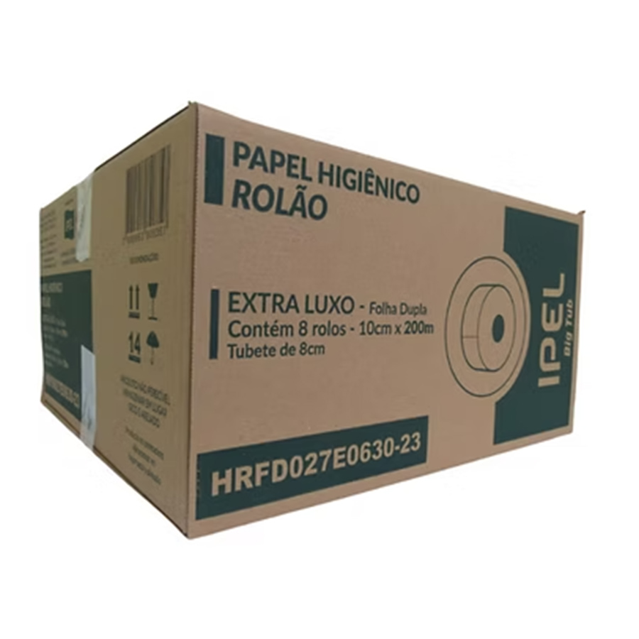 Papel Higiénico Big Tub Elite 200m x 8 Rollos